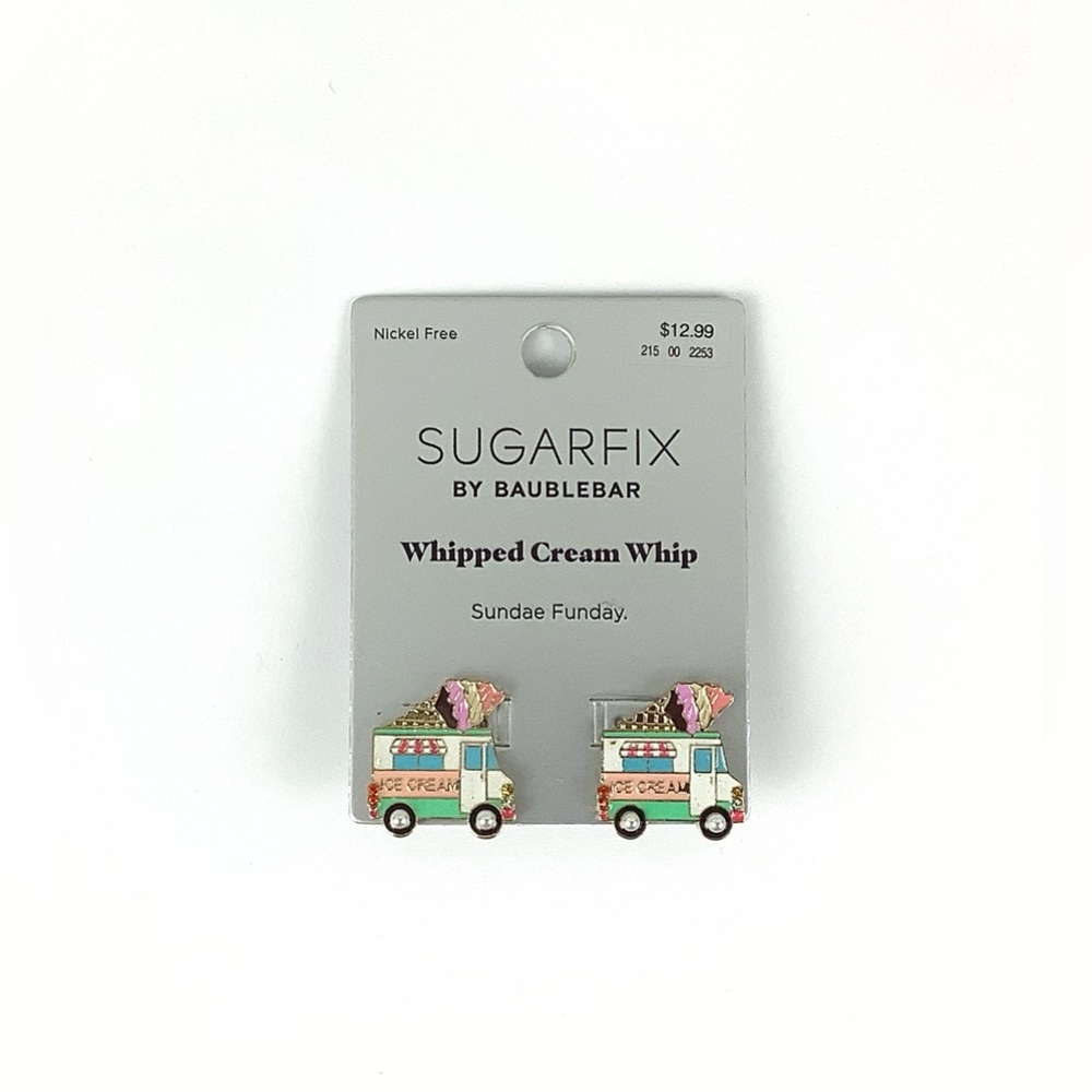 SUGARFIX by BaubleBar 'Whipped Cream Whip' Earrings NWT